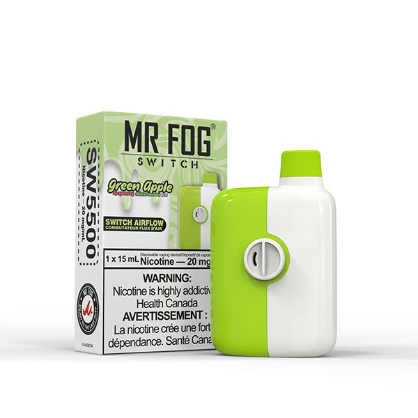 Mr Fog Switch 5500 - Green Apple Raspberry Watermelon Ice