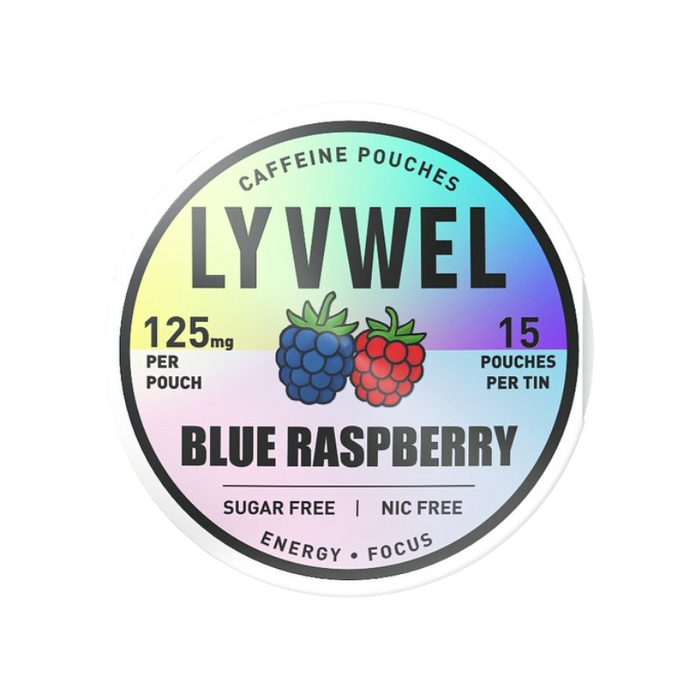 LyvWel Caffeine Pouches - Blue Raspberry