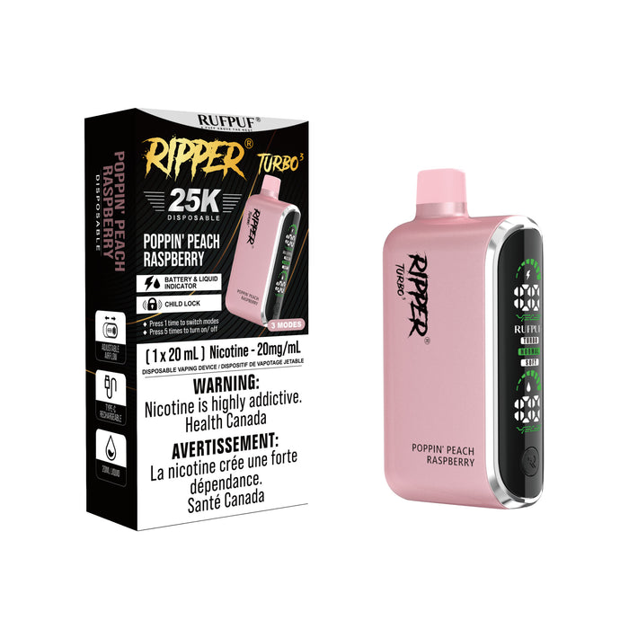 Ripper T3 25000 - Poppin Peach Raspberry