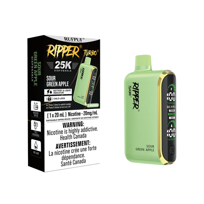 Ripper T3 25000 - Sour Green Apple