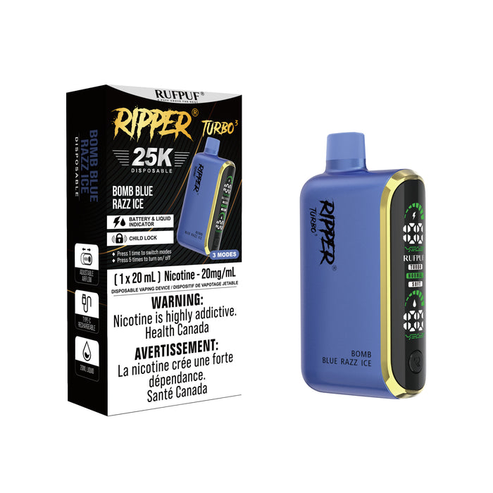 Ripper T3 25000 - Bomb Blue Razz Ice