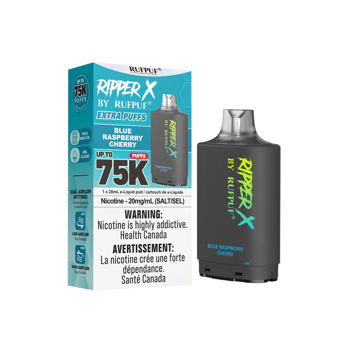 Ripper X 75K Pod - Blue Raspberry Cherry