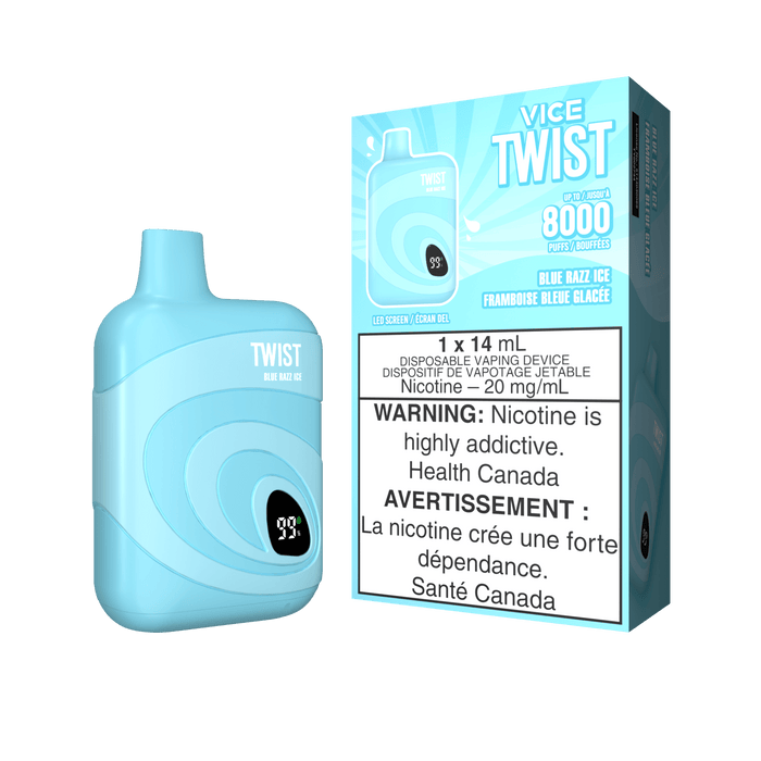 Vice Twist 8000 - Blue Razz Ice