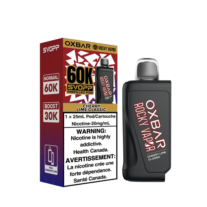 Rocky Vapor Svopp 60K Pod - Cherry Lime Classic