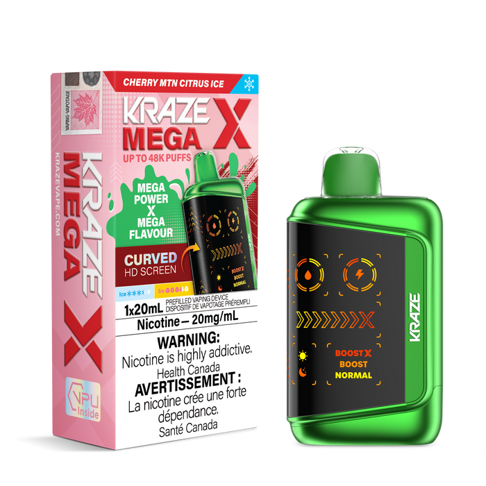 Kraze Mega X 48K - Cherry MTN Citrus Ice