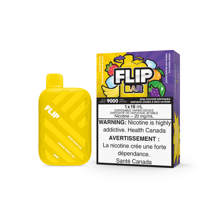 Flip Bar 9000 - Razz Nana Ice and Grape Punch Ice