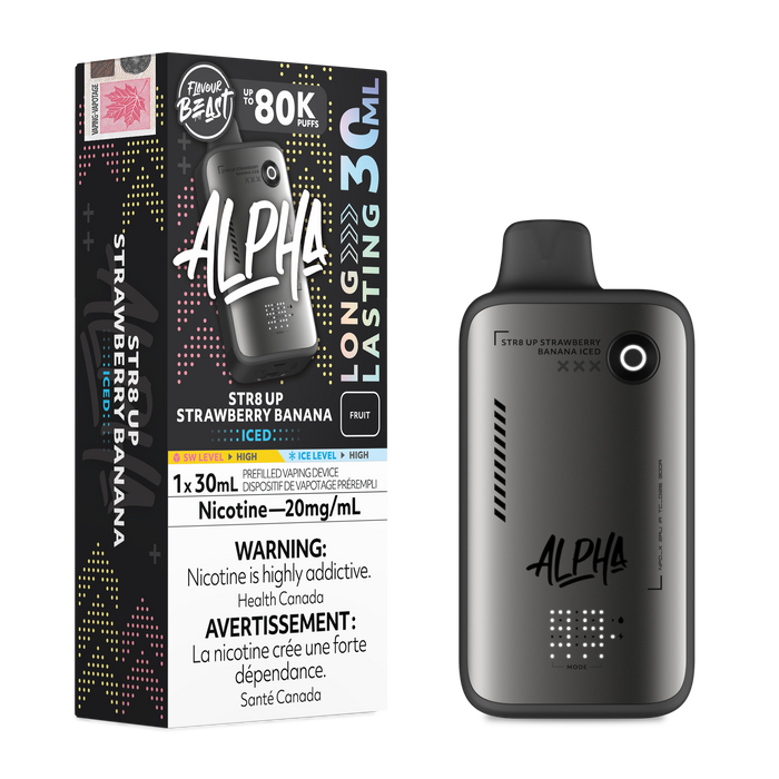 Flavour Beast 80K - Str8 Up Strawberry Banana Iced