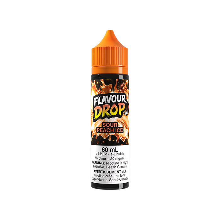 Flavour Drop Salt 60 mL - Juicy Peach Ice