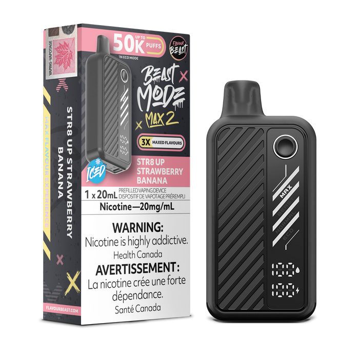 Flavour Beast 50K - STR8 Up Strawberry Banana Iced