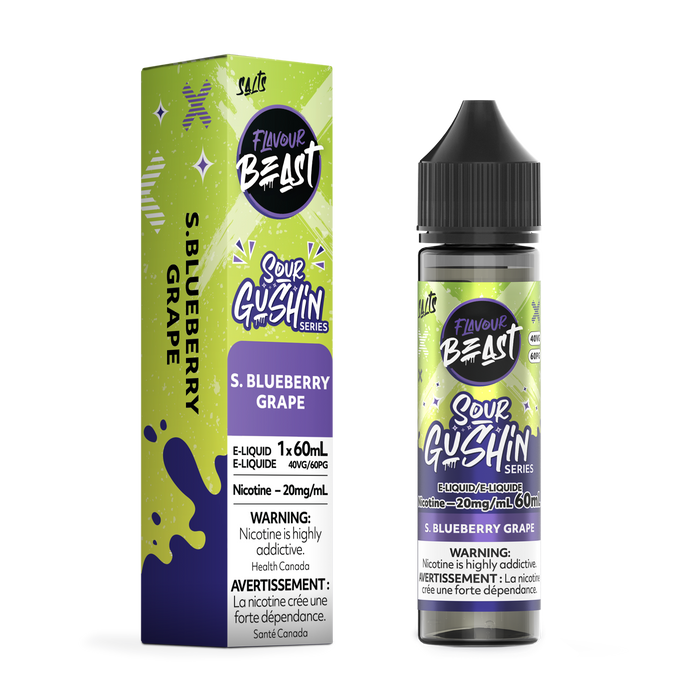 Flavour Beast 60 mL - Sour Gushin S. Blueberry Grape