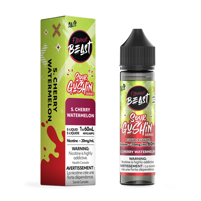 Flavour Beast 60 mL - Sour Gushin S. Cherry Watermelon