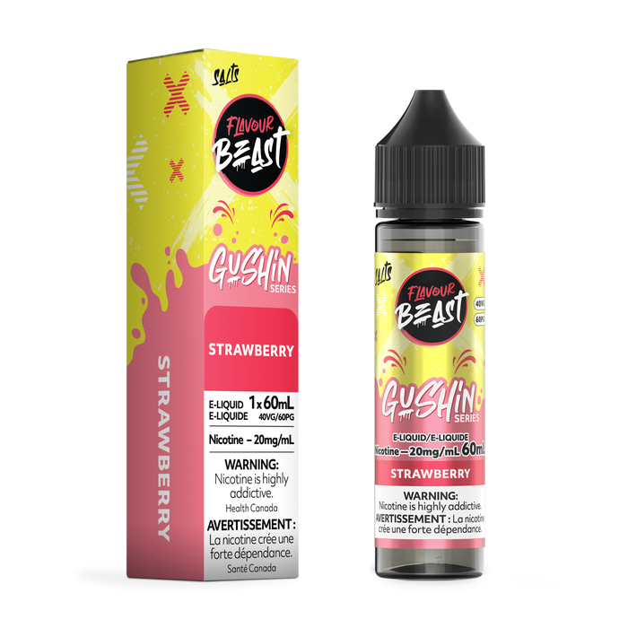 Flavour Beast 60 mL - Gushin Strawberry