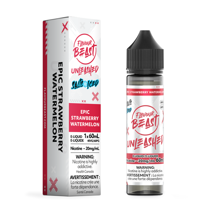 Flavour Beast Unleashed 60 mL - Epic Strawberry Watermelon Iced