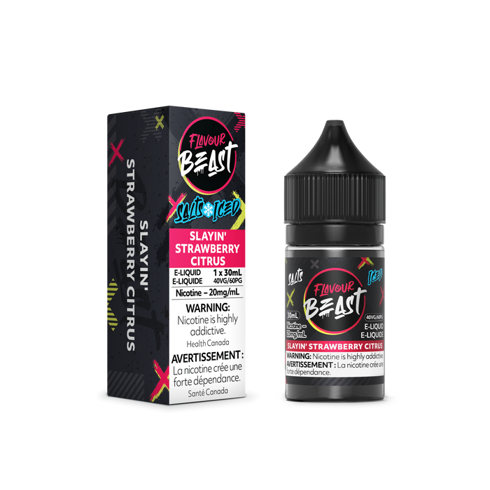 Flavour Beast - Slayin Strawberry Citrus Iced