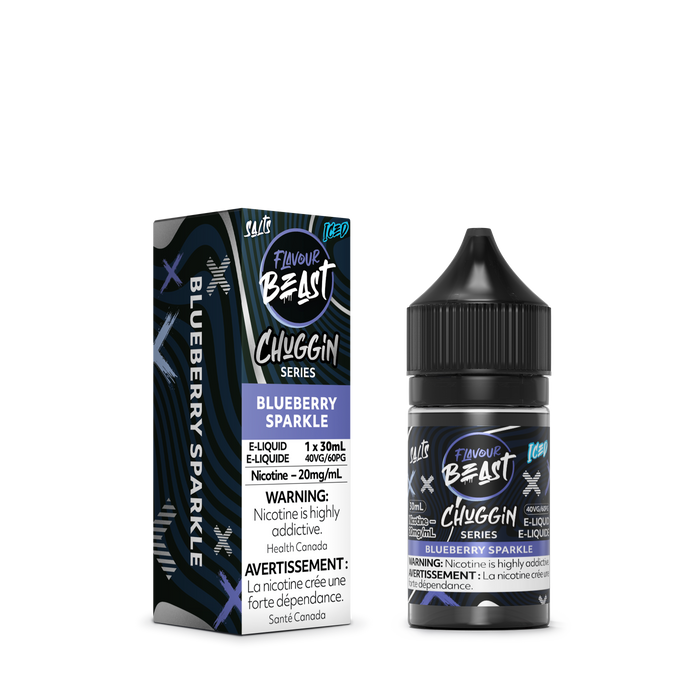 Flavour Beast - Chuggin Blueberry Sparkle Iced
