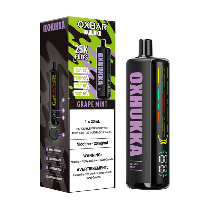 Oxbar Oxhukka 25K - Grape Mint