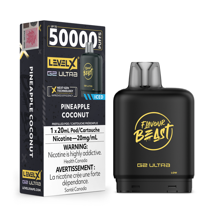 Flavour Beast Level X 50K Pod - Pineapple Coconut Iced