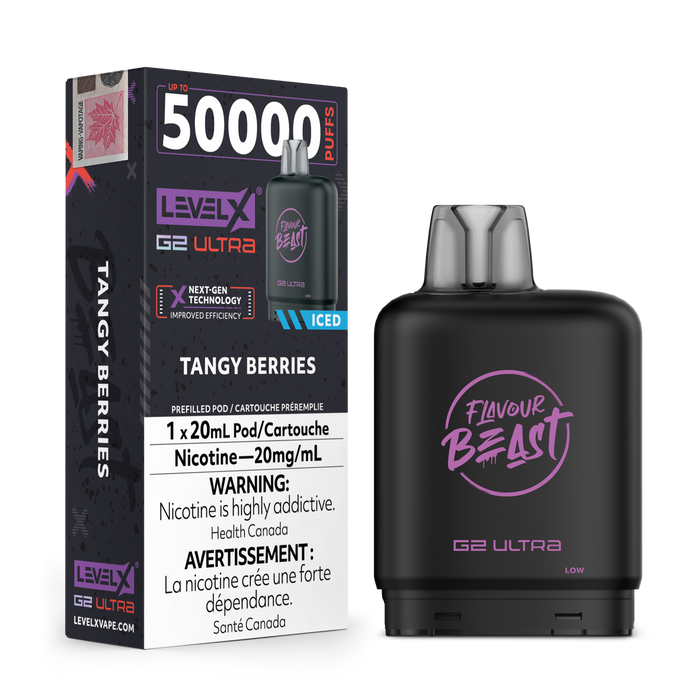 Flavour Beast Level X 50K Pod - Tangy Berries