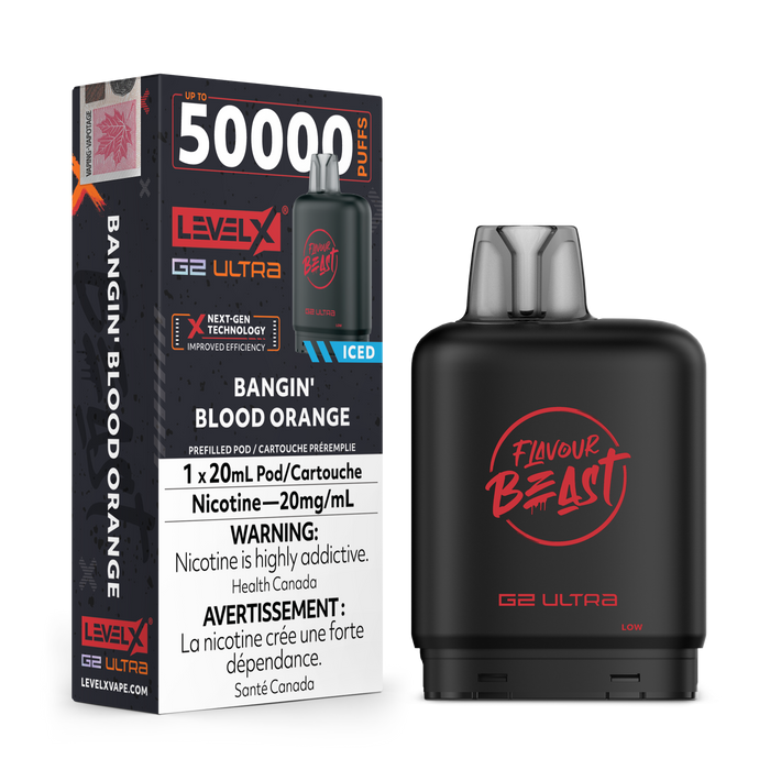 Flavour Beast Level X 50K Pod - Bangin Blood Orange