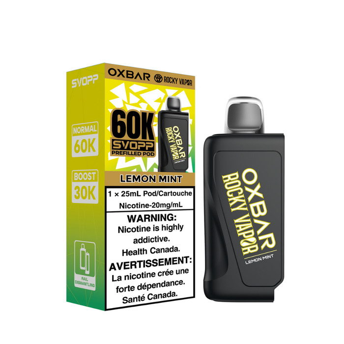 Rocky Vapor Svopp 60K Pod - Lemon Mint