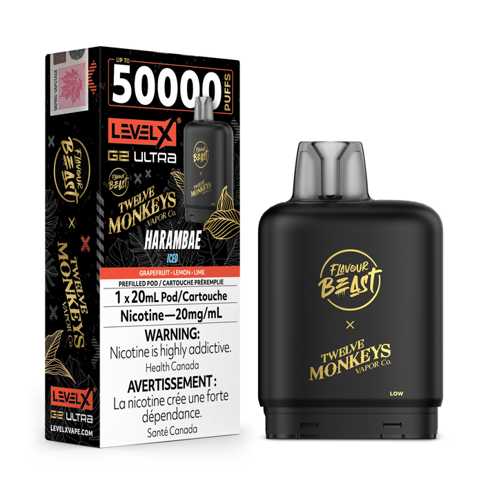 Flavour Beast Level X 50K Pod - Harambae Iced