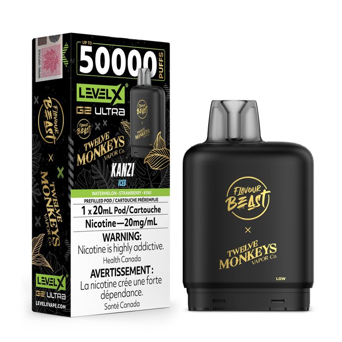 Flavour Beast Level X 50K Pod - Kanzi Iced