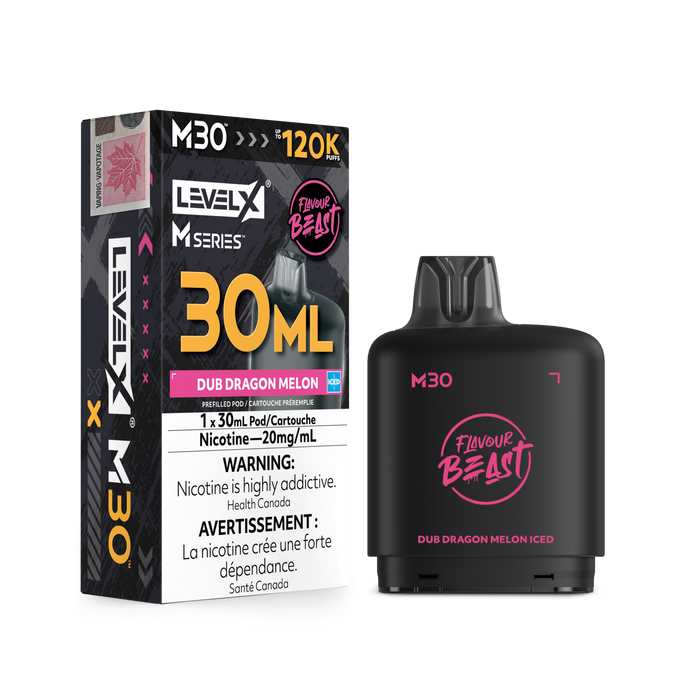 Flavour Beast Level X M 120K Pod - Dub Dragon Melon Iced