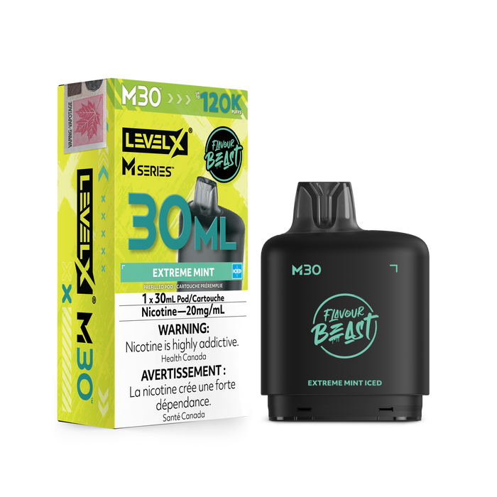 Flavour Beast Level X M 120K Pod - Extreme Mint Iced