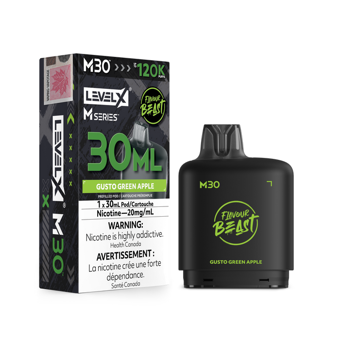 Flavour Beast Level X M 120K Pod - Gusto Green Apple