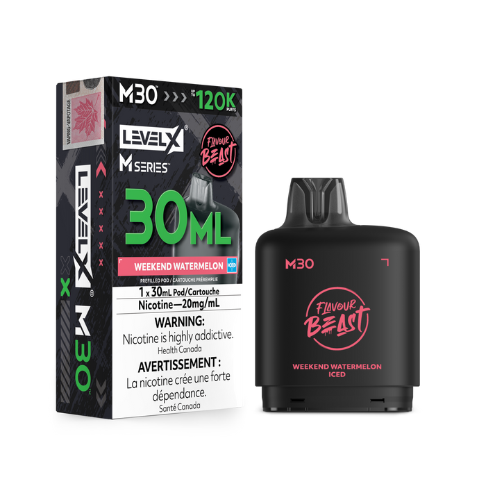 Flavour Beast Level X M 120K Pod - Weekend Watermelon Iced