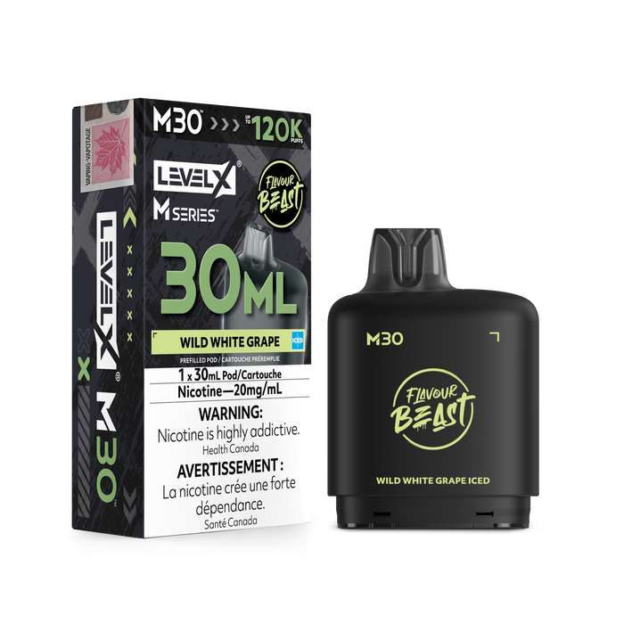 Flavour Beast Level X M 120K Pod - Wild White Grape Iced