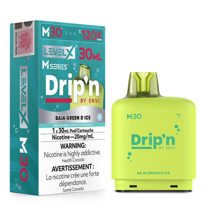 Drip'n Level X M 120K Pod - Baja Green D Ice