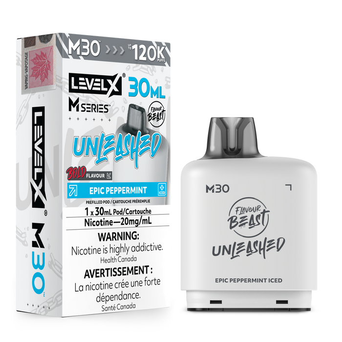 Flavour Beast Unleashed Level X M 120K Pod - Epic Peppermint Ice