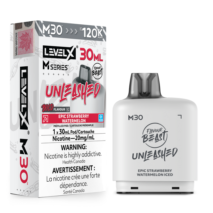 Flavour Beast Unleashed Level X M 120K Pod - Epic Strawberry Watermelon Ice