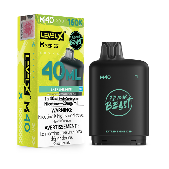 Flavour Beast Level X M 160K Pod - Extreme Mint Iced