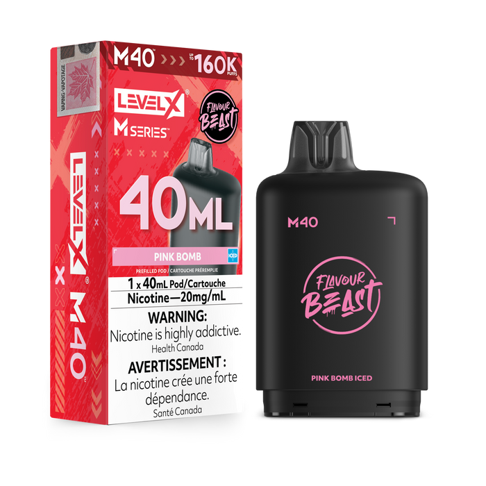 Flavour Beast Level X M 160K Pod - Pink Bomb Iced