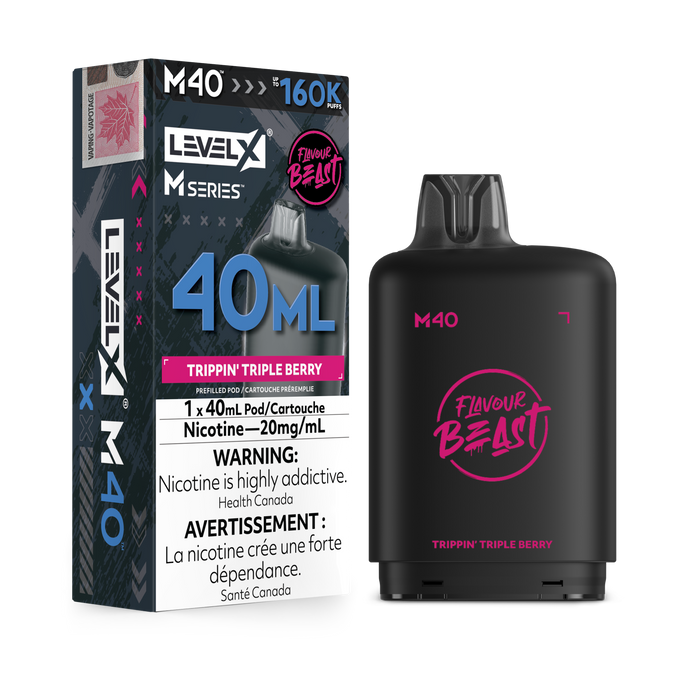 Flavour Beast Level X M 160K Pod - Trippin' Triple Berry