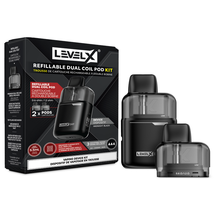 Level X Boost G2 Device and Refillable Pods