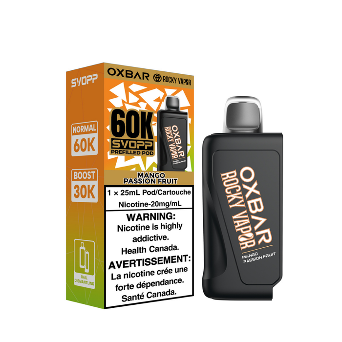 Rocky Vapor Svopp 60K Pod - Mango Passion Fruit