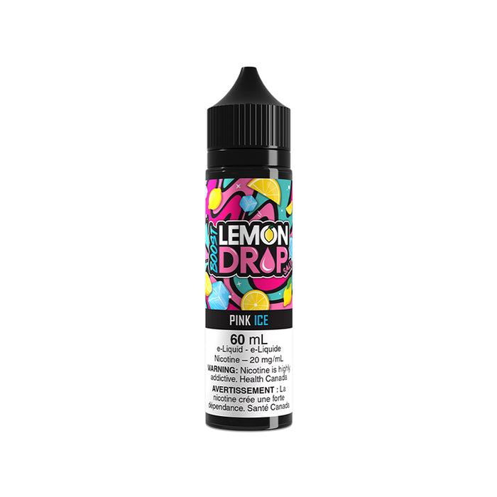 Lemon Drop Boost Salt 60 mL - Pink Ice