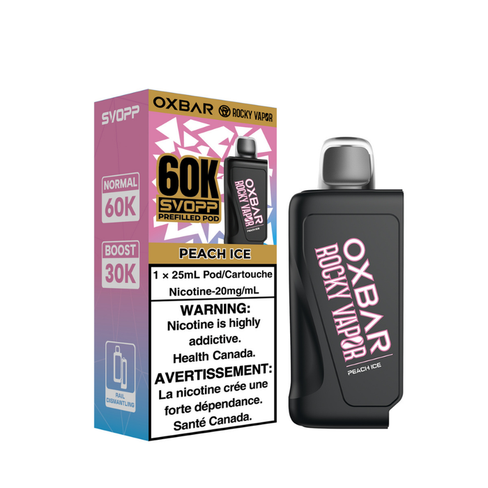 Rocky Vapor Svopp 60K Pod - Peach Ice