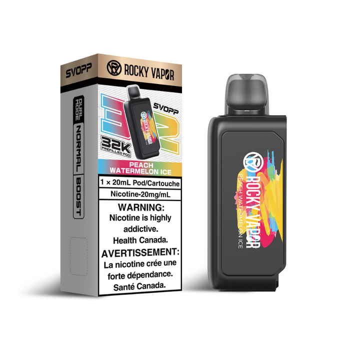 Rocky Vapor Svopp 32K Pod - Peach Watermelon Ice