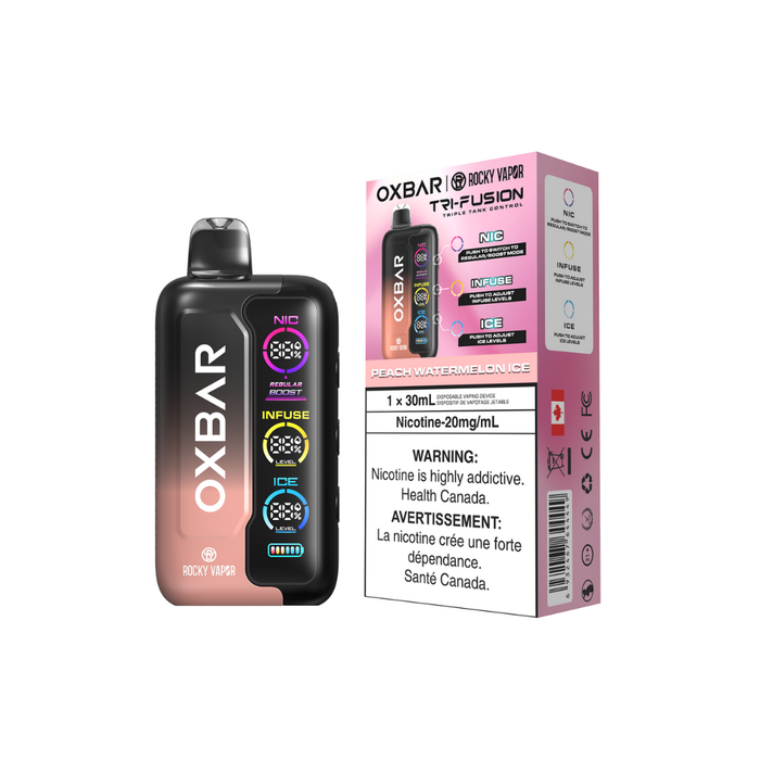 Oxbar Tri-Fusion - Peach Watermelon Ice