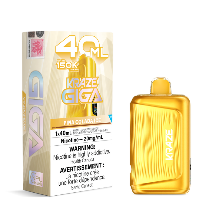 Kraze Giga 150K - Pina Colada Ice