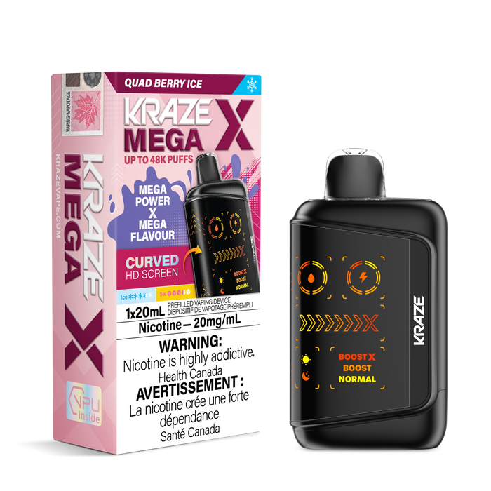 Kraze Mega X 48K - Quad Berry Ice