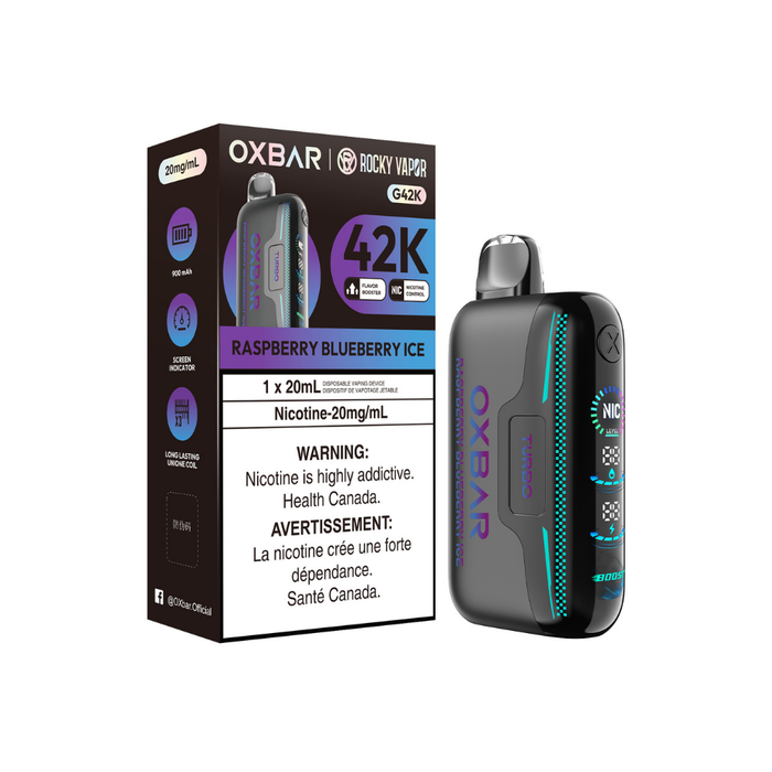 Oxbar 42K - Raspberry Blueberry Ice
