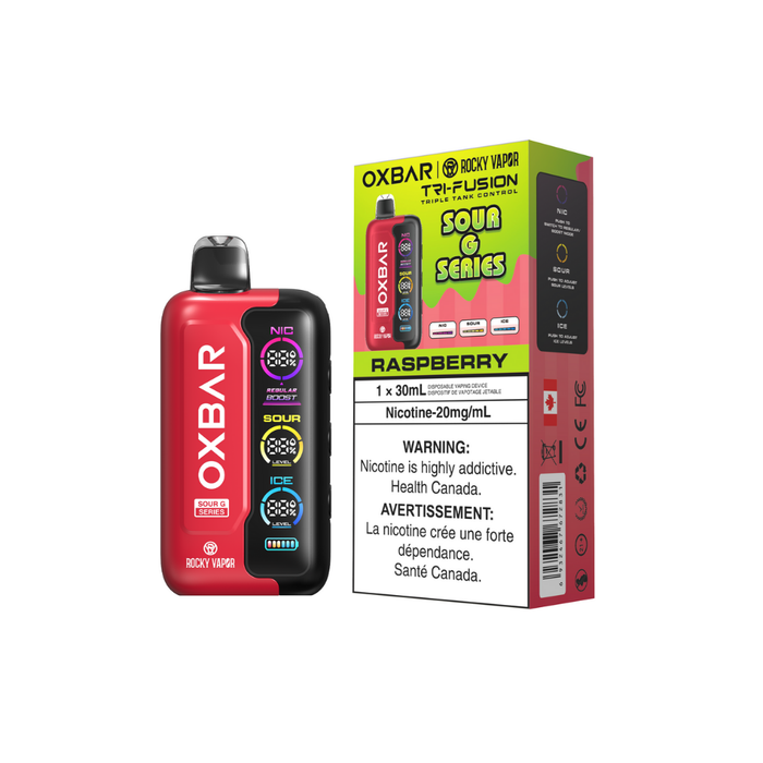 Oxbar Tri-Fusion - Sour G Raspberry