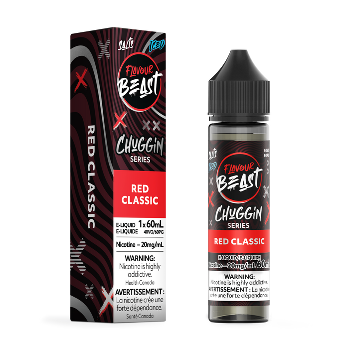 Flavour Beast 60 mL -  Chuggin Red Classic Iced