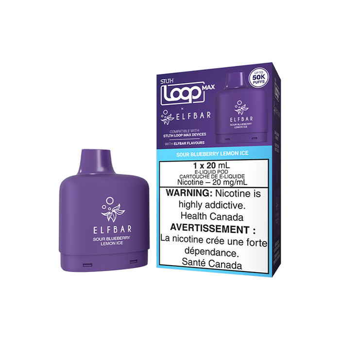 STLTH x Elfbar Loop Max 50K Pod - Sour Blueberry Lemon Ice