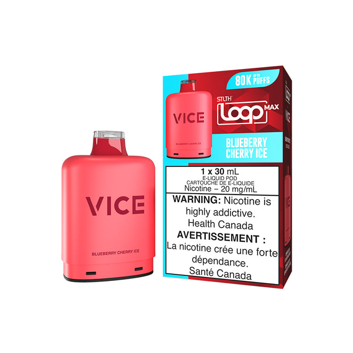 STLTH x Vice Loop Max 80K Pod - Blueberry Cherry Ice
